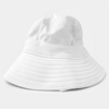 Bucket Hat White w/ Black RC