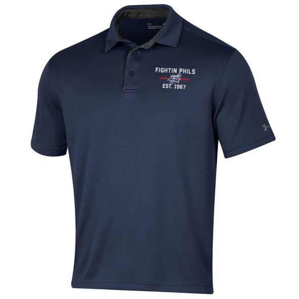 Navy UA Fightins Polo