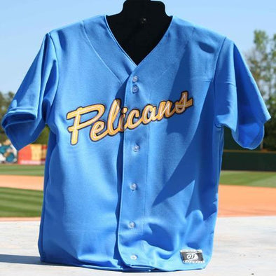 Myrtle Beach Pelicans OT SPORTS ALTERNATE BLUE REPLICA JERSEY
