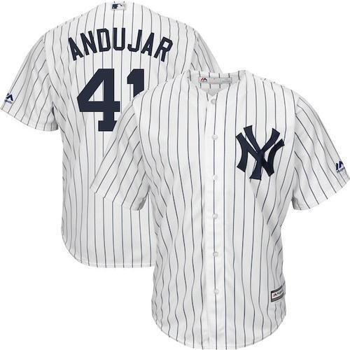 #41 Miguel Andujar New York Yankees Replica Jersey (Buy 1, Get 1 Free. Use Promo Code YANKEESBOGO)