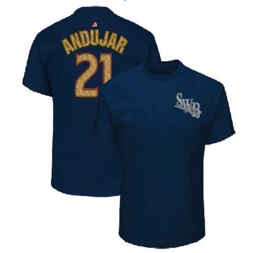 Scranton/Wilkes-Barre RailRiders #21 Miguel Andujar RailRiders Player T-Shirt