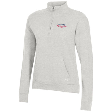 Silver Heather UA Fleece 1/4 Zip
