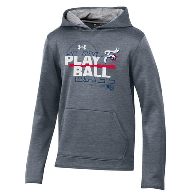 UA Gray Play Ball Pullover Hoodie