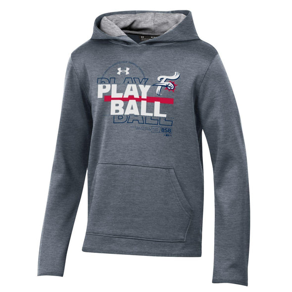 UA Gray Play Ball Pullover Hoodie
