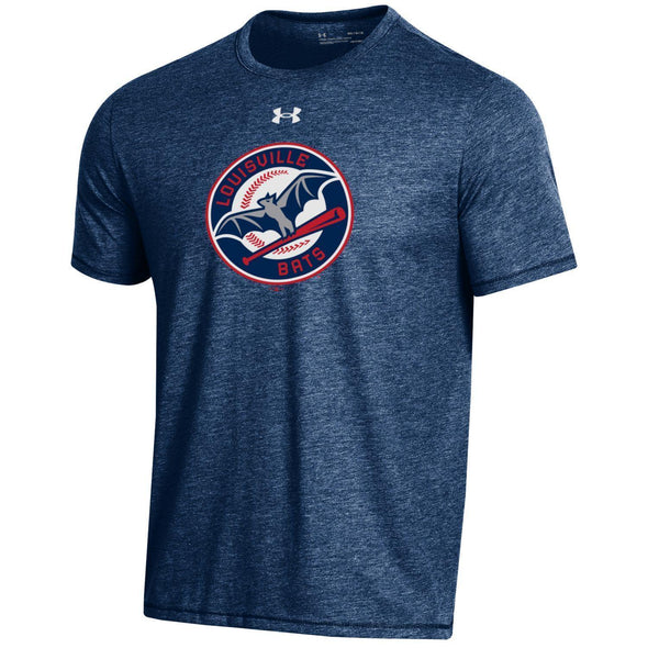 Navy UA Bi-Blend Short Sleeve Tee