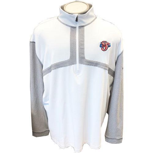 Jacksonville Jumbo Shrimp Columbia White Arrow Pullover