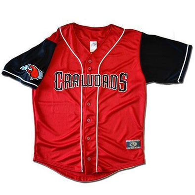 Hickory Crawdads Authentic Home Jersey