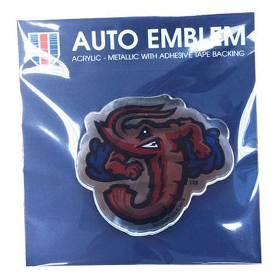 Jacksonville Jumbo Shrimp Home Logo Auto Emblem