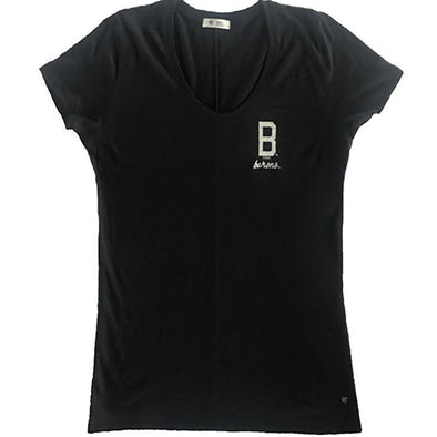 Women's Black Sub V-Neck