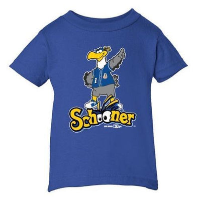 Biloxi Shuckers Tee-Infant Breshnahan Mascot