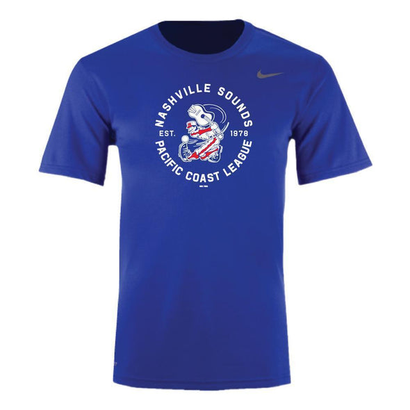 Nashville Sounds Nike Royal Dri-Fit Tee