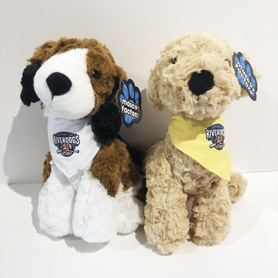 Charleston RiverDogs Plush Bandana Dogs