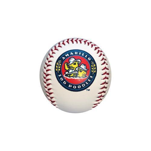 Amarillo Sod Poodles Circle Logo Baseball