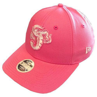 Jacksonville Jumbo Shrimp New Era Ladies Basic 9Forty Pink