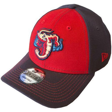 Jacksonville Jumbo Shrimp New Era Navy/Red  Basic 9Forty