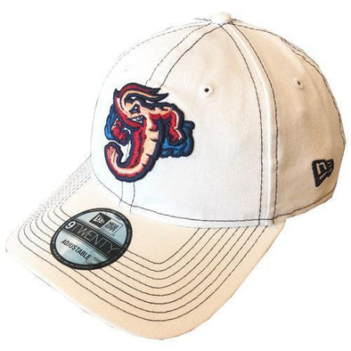 Jacksonville Jumbo Shrimp New Era White/Navy Basic 9Forty