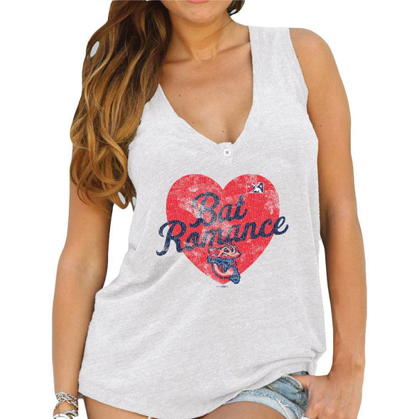 Jacksonville Jumbo Shrimp Retro Brand Ladies Bat Romance Tank