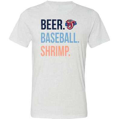 Jacksonville Jumbo Shrimp 108 Stitches Beer Baseball Shrimp