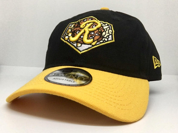 Rochester Plates Black and Yellow Adjustable Cap