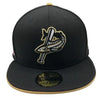 Pensacola Blue Wahoos New Era Patriot Series Cap Black & Gold