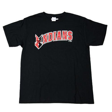 Indianapolis Indians Black Wordmark Tee