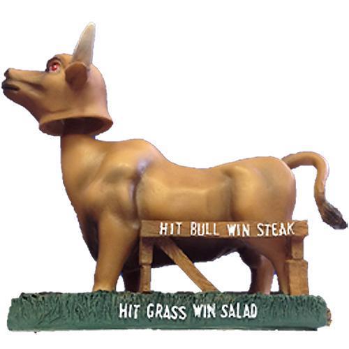 Durham Bulls "Hit Bull Win Steak" Bobblehead