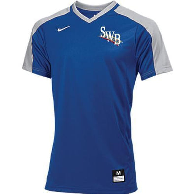 Scranton/Wilkes-Barre RailRiders Youth NIKE Vapor Dri-Fit Game Top Royal