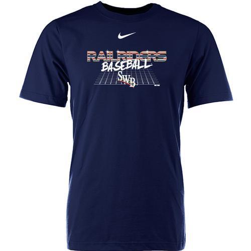 Scranton/Wilkes-Barre RailRiders Youth NIKE Core Cotton T-Shirt Navy