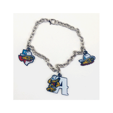 Amarillo Sod Poodles 3 Charm Bracelet