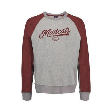 Carolina Mudcats Brick Pepper Fleece Crew