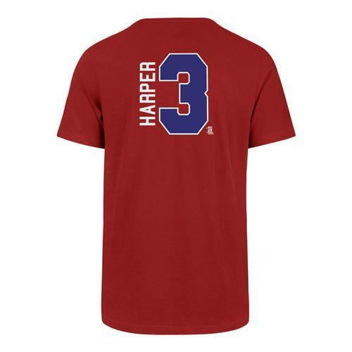 Reading Fightin Phils Phillies Bryce Harper Name / Number Player T-Shirt - 47 Brand