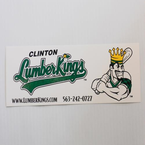 Clinton LumberKings LumberKings Bumper Sticker