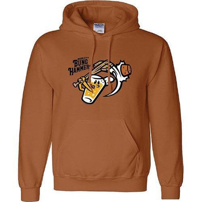 Beer City Bung Hammers Rust Hoodie