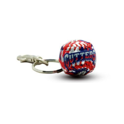 Williamsport Crosscutters Camo Mini Baseball Keychain/Zipper Pull