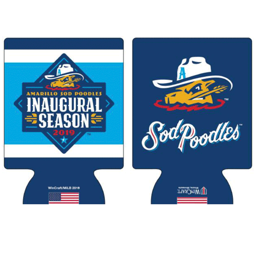 Amarillo Sod Poodles Inaugural Season Can Cooler