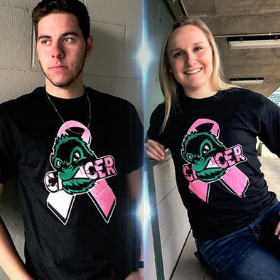 Eugene Emeralds Squatch Out Breast Cancer Tee