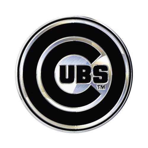 Iowa Cubs Chicago Cubs Chrome Metal Emblem