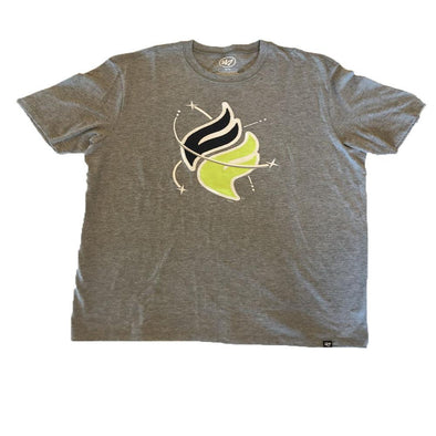 Columbia Fireflies Adult Grey Knockout Fieldhouse Tee