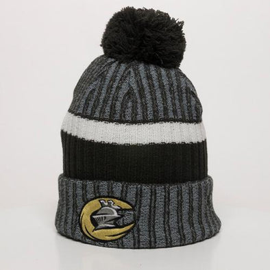 Charlotte Knights Black Knit Cap