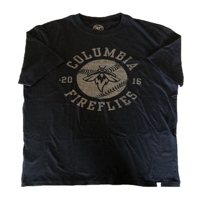 Columbia Fireflies Adult Navy Crosstown Flanker Tee