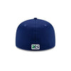 Hartford Yard Goats New Era Clubhouse Fitted Cap with Silicone Logo