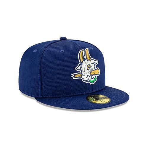 Hartford Yard Goats New Era Clubhouse Fitted Cap with Silicone Logo