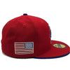 Pensacola Blue Wahoos New Era Patriot Series Cap Red, White & Blue