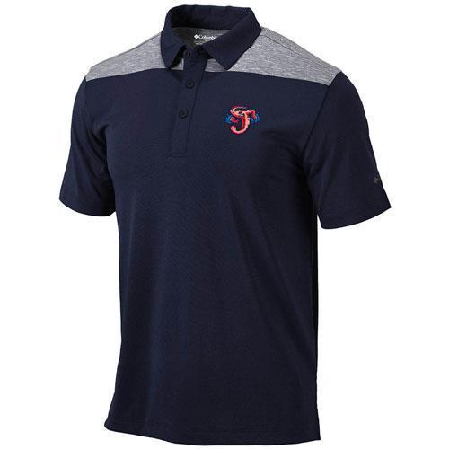 Jacksonville Jumbo Shrimp Columbia Navy Utility Polo