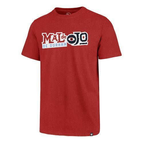 Durham Bulls 2019 47 Brand Mal De Ojo Red Imprint T-Shirt