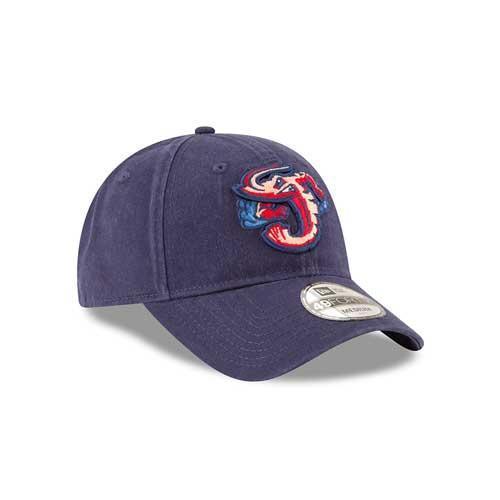 Jacksonville Jumbo Shrimp New Era Navy Core Fit 49Forty