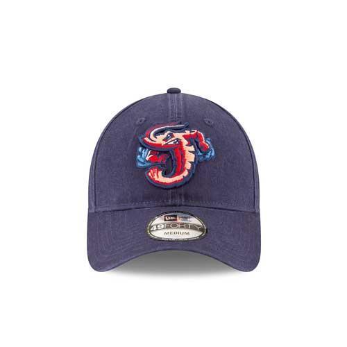 Jacksonville Jumbo Shrimp New Era Navy Core Fit 49Forty