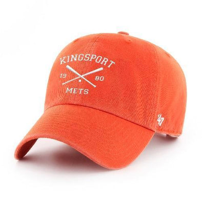 Kingsport Mets 47 Brand Orange Cross Bats Adjustable Hat