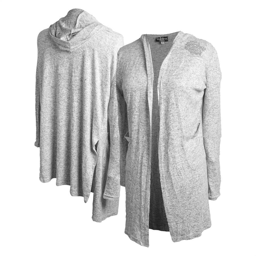 WOMENS GREY PRIMARY CARDIGAN