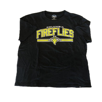 Columbia Fireflies Adult Jet Black Super Arch Rival Tee